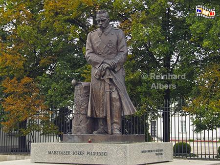 Jozef Pilsudski (1867-1935) Marschall und Präsident von Polen, Polen, Polska, Warschau, Warszawa, Jozef, Pildsudski, Marschall, Präsident, Foto, foreal, Albers,
