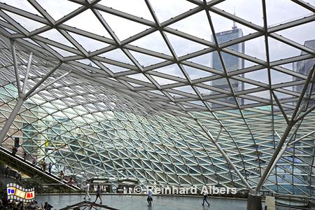 Einkaufszentrum am Hauptbahnhof, Polen, Polska, Warschau, Warszawa, Einkaufszentrum, Glasdach, Shoping Mall, Albers, Foto, foreal,