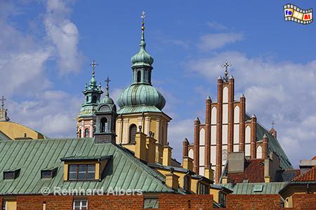 Trme der Martinskirche und Giebel der Johannes-Kathedrale, 