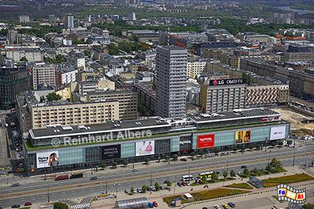 Blick vom Kulturpalast auf die sogenannte Ostfront., Polen, Polska, Warschau, Ostfront, Kulturpalast, Foto, foreal, Albers