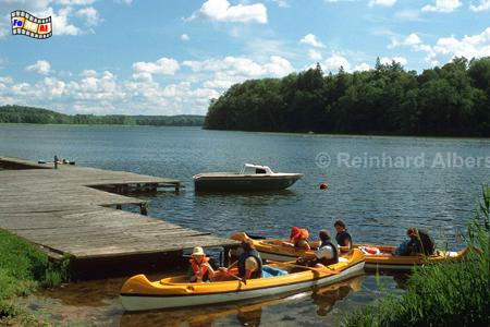 Masurische Seenplatte - Jezioro Lampackie (Lampasch-See)., Polen, Polska, Masuren, Mazury, Ermland, Warmia, Jezioro, Lampackie, Lampasch, Albers, Foto, foreal