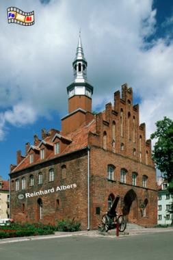 Morąg (Mohrungen) - Rathaus, Polen, Polska, Warmia, Ermland, Morąg, Mohrungen, Rathaus, Albers, Foto, foreal,