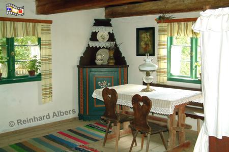 Masurisches Freilichtmuseum bei Olsztynek (Hohenstein) -
Bauernstube, Polen, Polska, Masuren, Mazury, Skansen, Freilichtmuseum, Olsztynek, Hohenstein, Kirche, Albers, Foto, foreal