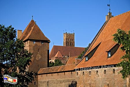 Malbork (Marienburg) , Polen, Polska, Marienburg, Malbork, Nogat, Deutscher Orden, Albers, Foto, foreal