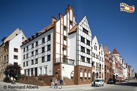 Elbląg (Elbing) - Moderner Wohnungsbau mit historisierenden Stilelementen., Polen, Polska, Elbing, Elbląg, Albers, Foto, foreal