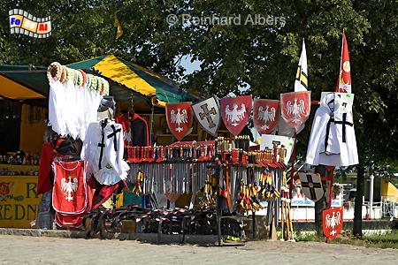 Souvenirstand an der Marienburg (Malbork)., Polen, Polska, Ermland, Warmia, Malbork, Marienburg, Albers, Foto, foreal,