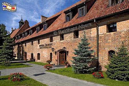 Malbork (Marienburg) -
Schlosshotel, Polen, Polska, Marienburg, Malbork, Nogat, Deutscher Orden, Albers, Foto, foreal
