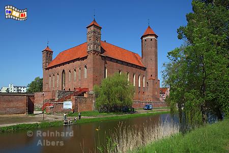 Bischofsburg in Lidzbark Warmiński (Heilsberg), Polen, Polska, Warmia, Ermland, Heilsberg, Lidzbark, Albers, Foto, foreal