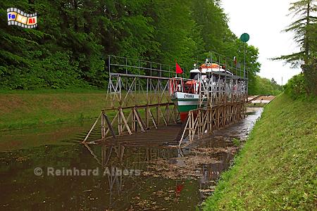 Oberlandkanal bei Buczyniec (Buchwalde)., Polen, Polska, Oberland, Kanal, Albers, Buchwalde, Buczyniec, Rollberge, Ebene, Foto, foreal,