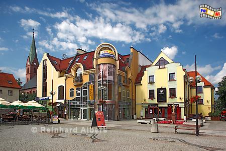 Olsztyn (Allenstein) 
Neubauten am Fischmarkt, Polen, Polska, Olsztyn, Allenstein, Rathaus, Albers, Foto, foreal,