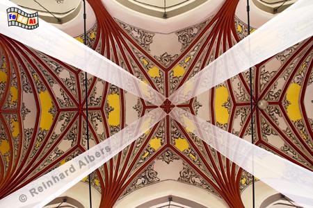 Deckengewölbe in der Sankt
Katharinenkirche aus dem Jahr 1904 in Kętryzn (Rastenburg), Polen, Masuren, Kętryzn, Rastenburg, Katharinenkirche, Albers, foto, foreal,
