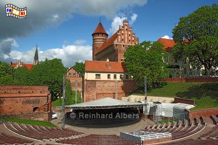 Olsztyn (Allenstein) - Burg der erml�ndischen Bisch�fe, Polen, Polska, Olsztyn, Allenstein, Ermland, Albers, Foto, foreal,