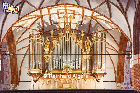 Olsztyn - Orgel in der Jakobikirche., Polen, Polska, Olsztyn, Allenstein, Jakobikirche, Albers, Foto, foreal,