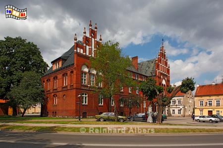 Kętryzn (Rastenburg). Historisches Postgeb�ude., Polen, Masuren, Kętryzn, Rastenburg, Post, Albers, foto, foreal,