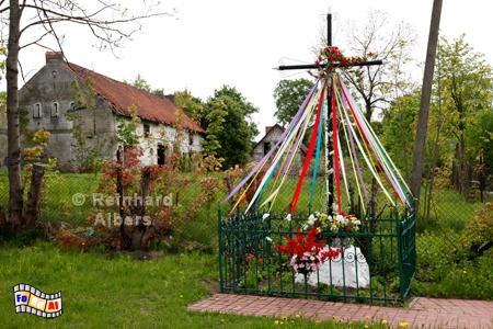 Masuren - Typisches Wegkreuz, Polen, Polska, Masuren, Mazury, Wegkreuz, Albers, Foto, foreal,
