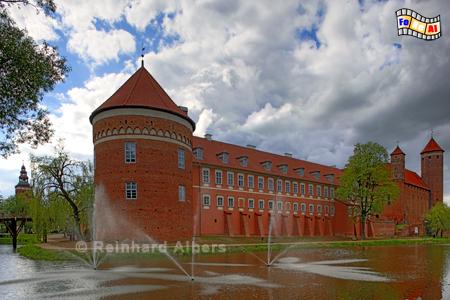 Die Bischofsburg in Lidzbark Warmiński, dem fr�heren Heilsberg. , Polen, Polska, Warmia, Ermland, Heilsberg, Lidzbark, Albers, Foto, foreal