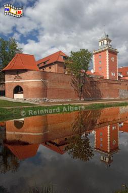 Die Bischofsburg in Lidzbark Warmiński, dem frheren Heilsberg. , Polen, Polska, Warmia, Ermland, Heilsberg, Lidzbark, Albers, Foto, foreal