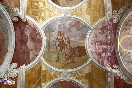 Święta Lipka (Heiligelinde) - Deckenfresken im Kreuzgang., Polen, Masuren, Polska, Mazury, Święta, Lipka, Heiligelinde, Kreuzgang, Albers, Foto, foreal