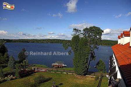 Mrągowo (Sensburg): Blick auf den Czos-See., Polen, Masuren, Sensburg, Mrągowo, Czos, Albers, Foto, foreal, 