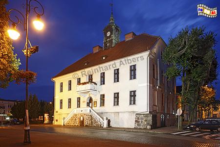 Mrągowo (Sensburg) - Rathaus, Polen, Masuren, Sensburg, Mrągowo, Rathaus, Albers, Foto, foreal, 