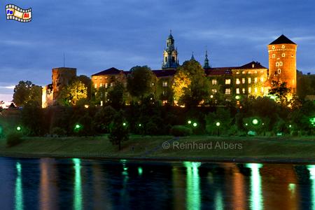 Krakau: Wawel-Hgel, Polen, Polska, Krakau, Krakw, Wawel, Weichsel, foreal, Foto, Albers