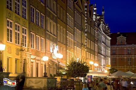 Gdańsk (Danzig) - Brgerhuser am Długi Targ (Langer Markt), Polen, Polska, Danzig, Gdansk, Langer Markt, Targ, foreal, Albers
