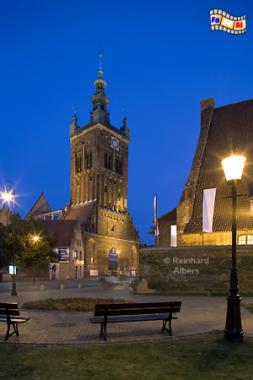 Die Katharinenkirche in der Altstadt ist die lteste in Gdańsk (Danzig)., Polen, Polska, Gdańsk, Danzig, Altstadt, Katharinenkirche, foreal, Albers,