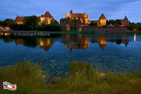 Malbork (Marienburg) an der Nogat., Malbork, Marienburg, Deutscher Orden, Polen, Polska, Foto, foreal, Albers, Deutscher Orden