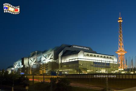 Internationales Congress Centrum (ICC) und Funkturm am Messegelnde, Berlin, ICC, Funkturm, Messe