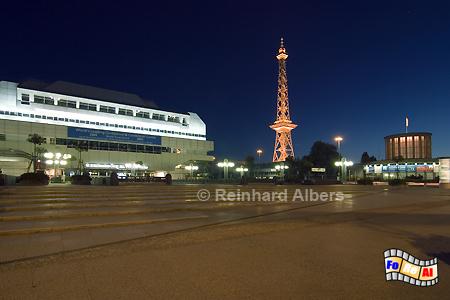 Internationales Congress Centrum (ICC) und Funkturm am Messegelnde, Berlin, ICC, Funkturm, Messe