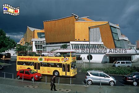 Kammermusikssal oder Kleine Philharmonie 1978-84 erbaut.
Architekt: Wisniewski., Berlin, Kammermusiksaal, Philharmonie