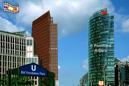 Hochh�user am Potsdamer Platz, Berlin, Potsdamer, Platz, Hochh�user