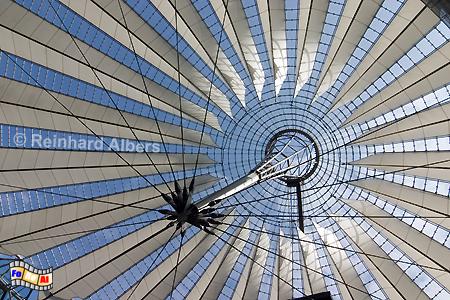 Zeltdach im Sonycenter, Berlin, Sonycenter, Potsdamer, Platz, Albers, Foto, foreal