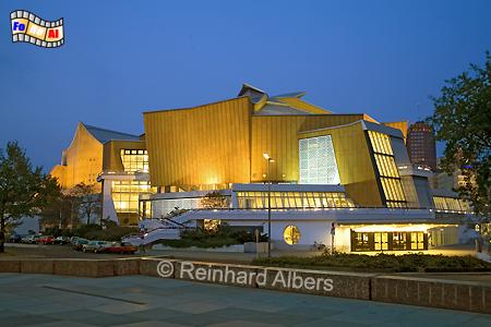Kammermusiksaal und Philharomie als Teile des Kulturforums., Berlin, Kulturforum, Philharmonie, Kammermusiksaal, Albers, Foto, foreal