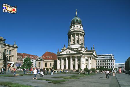 Franz�sischer Dom auf dem Gendarmenmarkt., Berlin, Gendarmenmarkt, Dom, Franz�sischer, Albers, foreal, Foto
