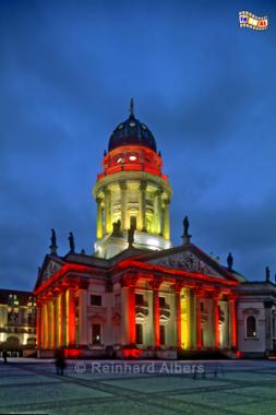 Gendarmenmarkt Deutscher Dom beim Festival-of-Lights, Berlin, Gendarmenmarkt, Deutscher Dom, Foto, Albers, foreal,