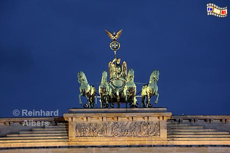 Quadriga auf dem Brandenburger Tor, Berlin, Brandenburger, Tor, Langhans, Quadriga, Albers, Foto, foreal,