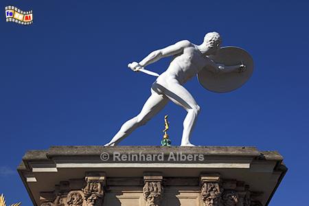 Borghesischer Fechter am Eingang zum Ehrenhof von Schloss Charlottenburg., 