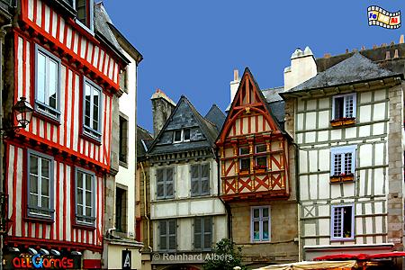 Quimper - Altstadt, Frankreich, Bretagne, Quimper, Altstadt, Fachwerk, Albers, Foto, foreal,