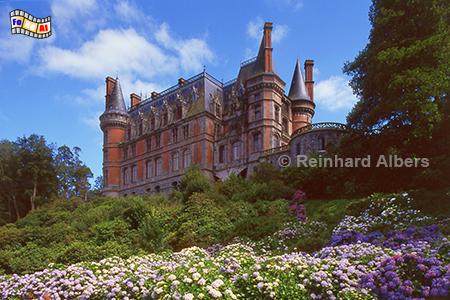 Schloss Trvarez, Frankreich, Bretagne, Schloss, Trvarez, Albers, Foto, foreal,