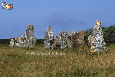 Alignements de Lagatjar bei Camaret, Frankreich, Bretagne, Lagatjar, Alignement, Crozon, Albers, Foto, foreal,
