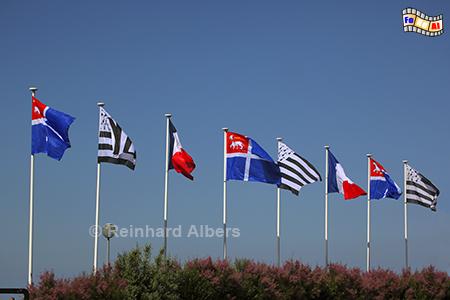 Saint-Malo: Flaggenparade, Frankreich, Bretagne, Saint-Malo, Albers, Foto, foreal,