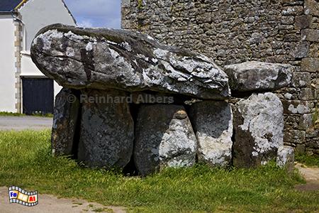 Dolmen du Crucuno bei Carnac., Frankreich, Bretagne, Crucuno, Dolmen, Albers, foto, foreal,