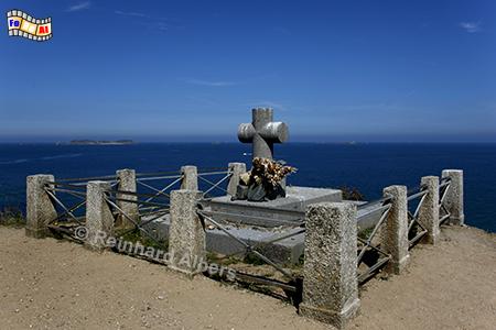 Grab von Ch�teaubriand auf der �le Grand B� vor Saint-Malo., Frankreich, Bretagne, Saint-Malo, Albers, Ch�teaubriand, Grand B�, Foto, foreal,