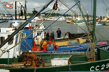 Fischerboote im Hafen von Concarneau, Frankreich, Bretagne, Concarneau, Festungsstadt, Fischerboot, Hafen, Foto, Albers, foreal,
