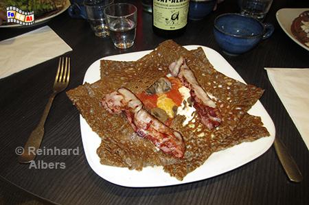 Galette compl�te, Frankreich, Bretagne, Galette, Albers, foreal, Foto,