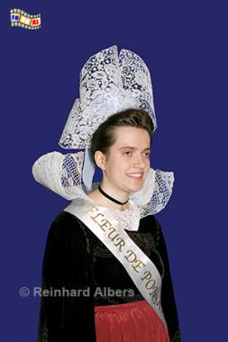 , Frankreich, Bretagne, Fouesnant, Tracht, Coiffe, Fleur de Pommier, Albers, Foto, foreal,