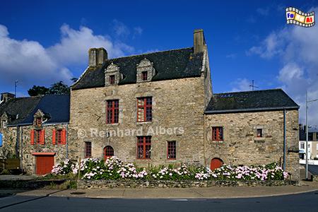 Trhiguier - Typisches bretonisches Haus aus Granitsteinen., Bretagne, Trhiguier, Haus, Granit, Albers, Foto, foreal,
