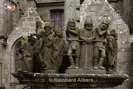 Saint-Th�gonnec: Ausschnitt aus dem Kalvarienberg, Bretagne, Th�gonnec, Kalvarienberg, Foto, foreal, Albers,