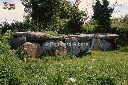 All�e couverte von Kerguntuil westlich Perros Guirec., Bretagne, All�e, couverte, Kerguntuil, Albers, Foto, foreal,